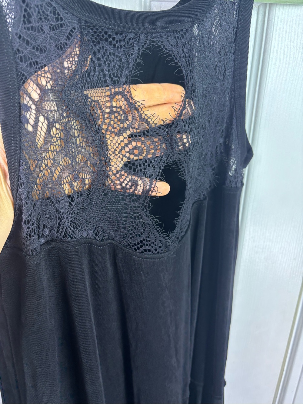 Free People Black Midi Dress size S/P - Picture 10 of 15